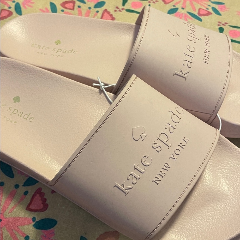 🌙KATE SPADE Blush Slide Sandals🌙 - Picture 2 of 3